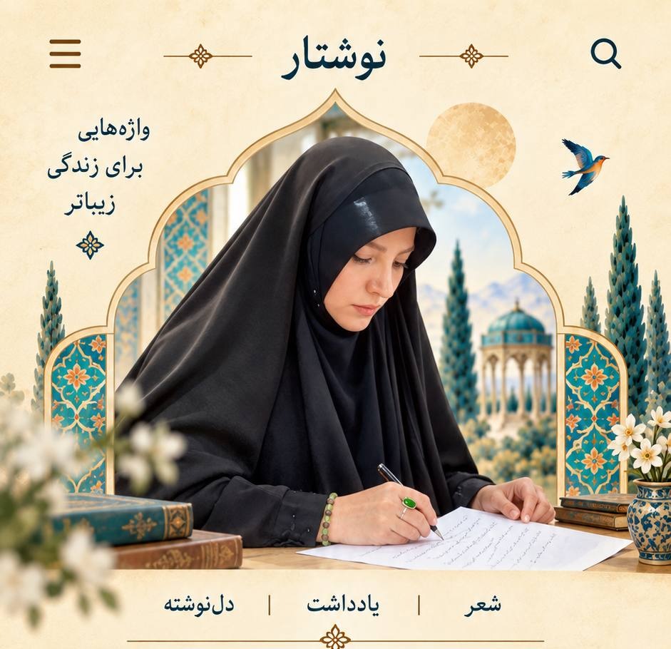 نوشتار زهرا سادات قاسمی در موبایل